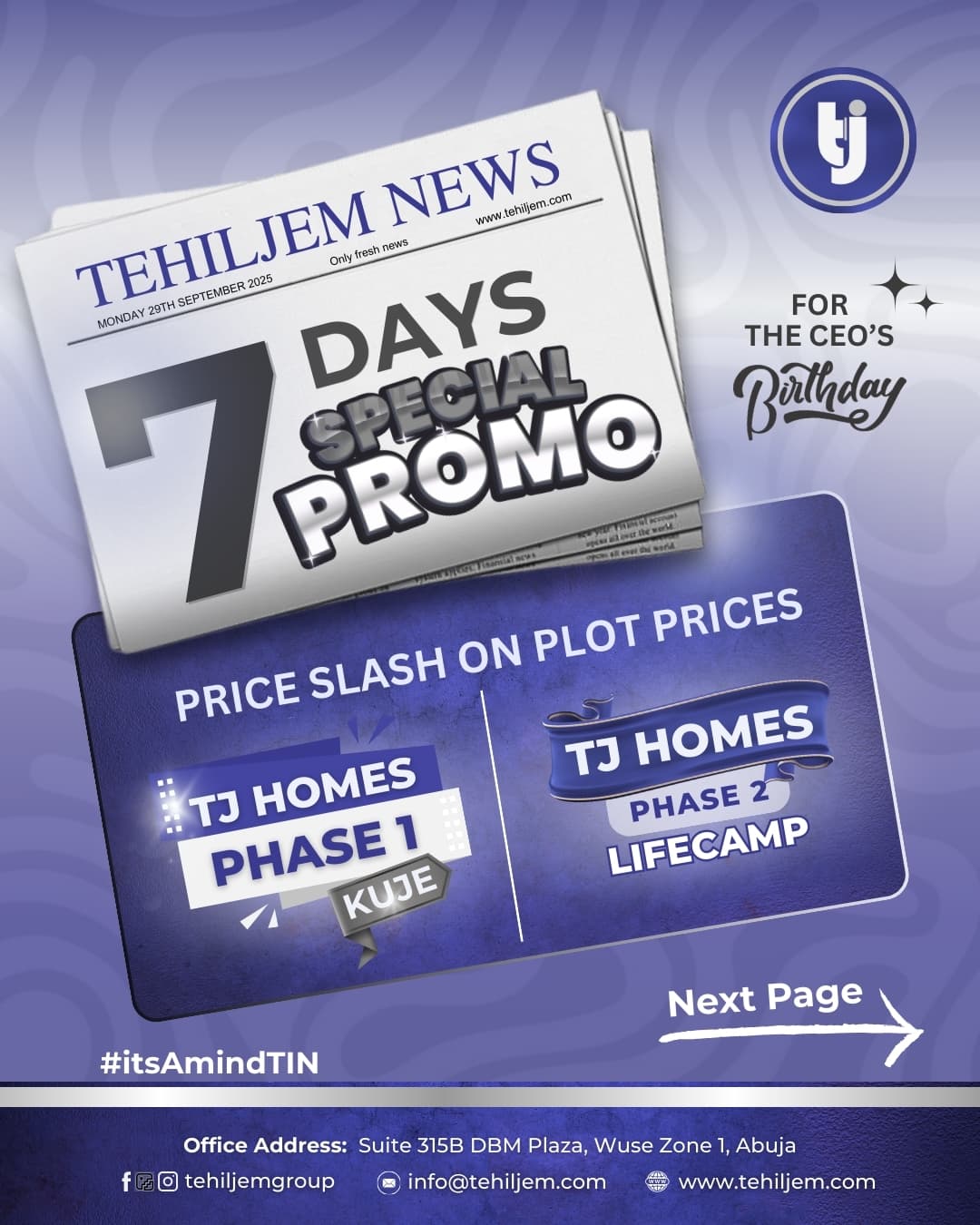 It’s our CEO’s Birthday